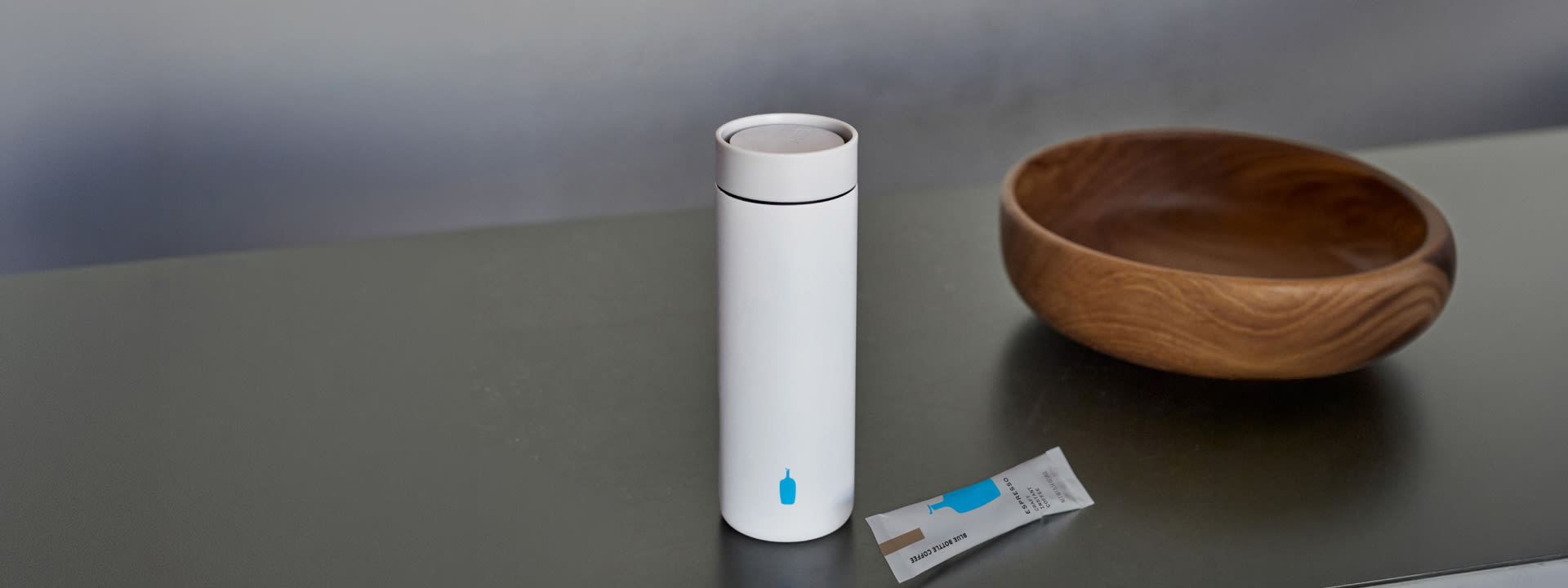 Blue Bottle Coffee product in real-world setting